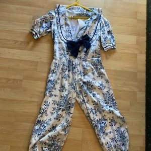 80s sailor romper